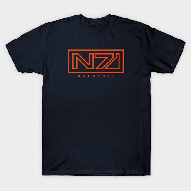 Mass Effect - Normandy v2 T-Shirt by BadBox